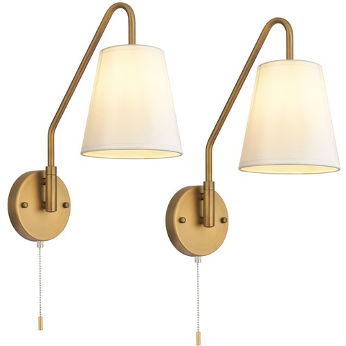 Swing arm wall sconces - arm, set