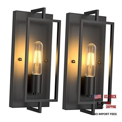 Farmhouse black wall sconces - farmhouse,
